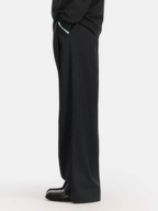 FernGully - Unisex Breathable Striped Relaxed Drape Wide-Leg Pants