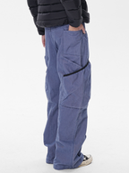 SleekLine - Men's Cross-Strap Multi-Pocket Curved Cargo Pants