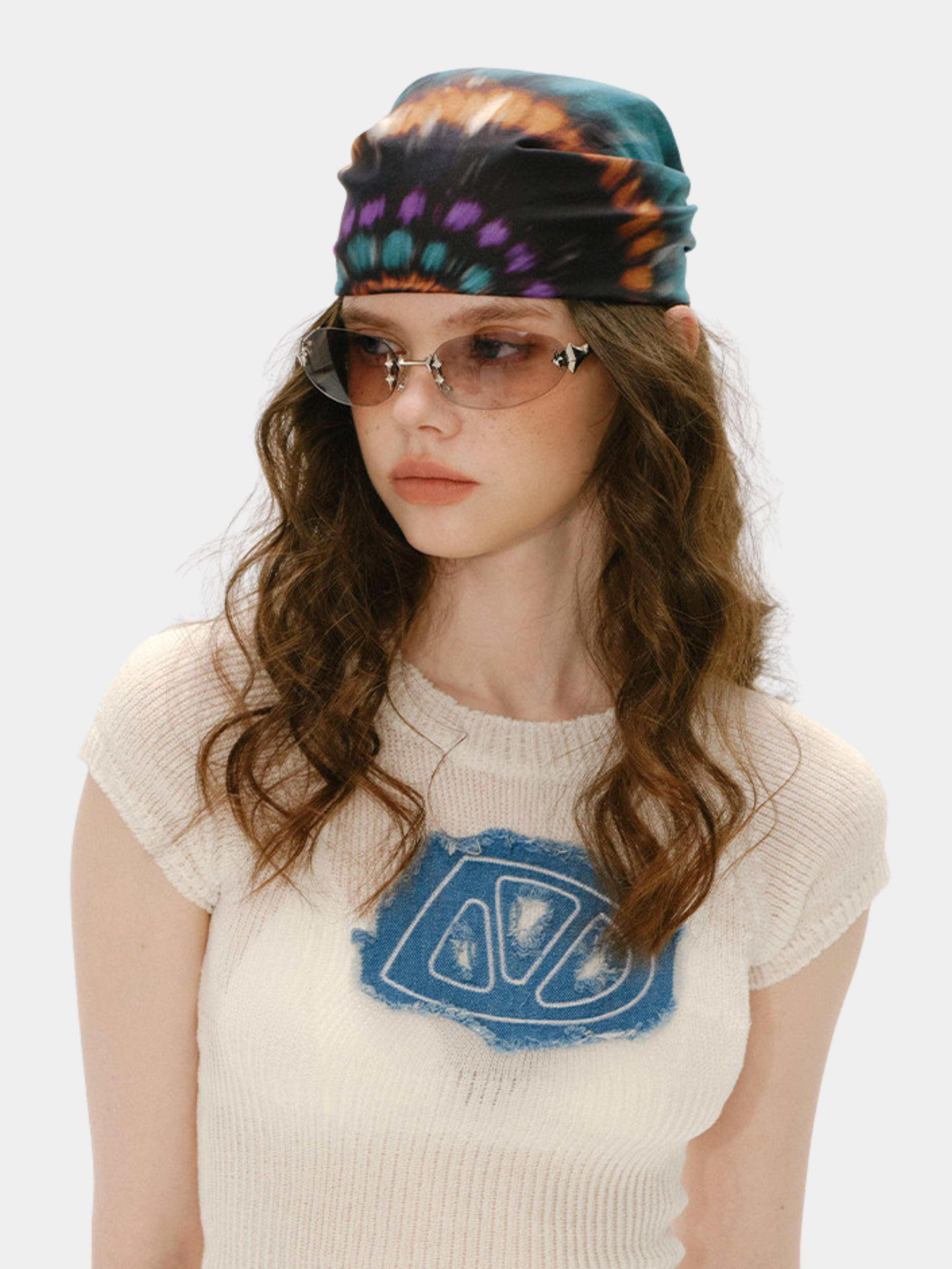 MistWrap - Breathable Tie-Dye Cotton Headscarf