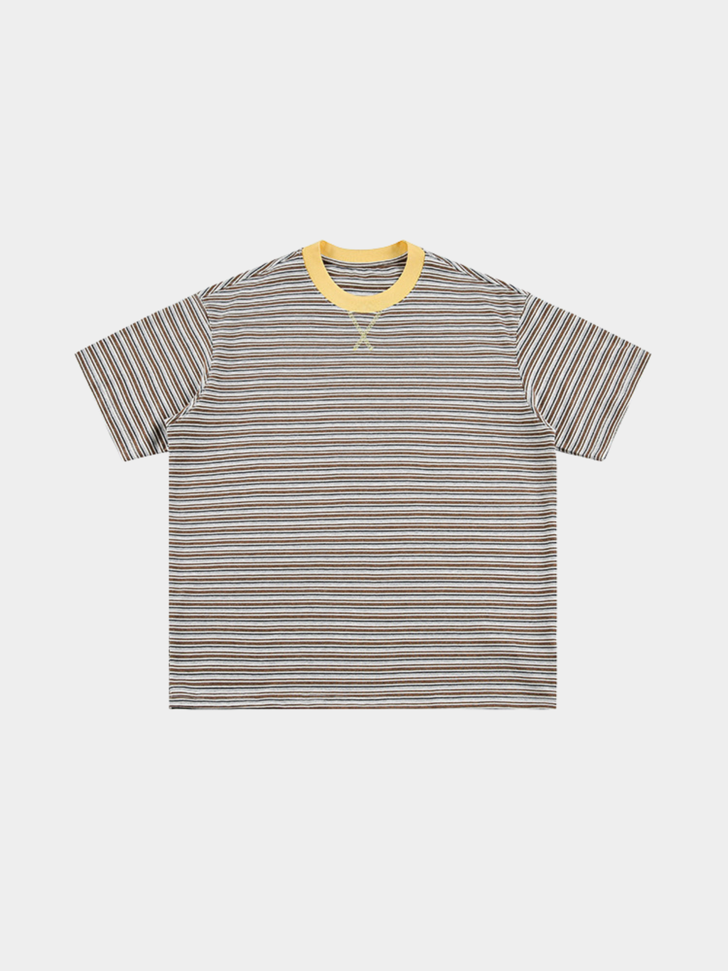 Deertrail - Unisex Heavyweight Contrast Stripe Oversized T-Shirt
