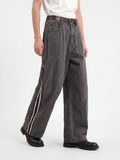 FlareMist - Men's Washed Side-Zip Wide-Leg Pants