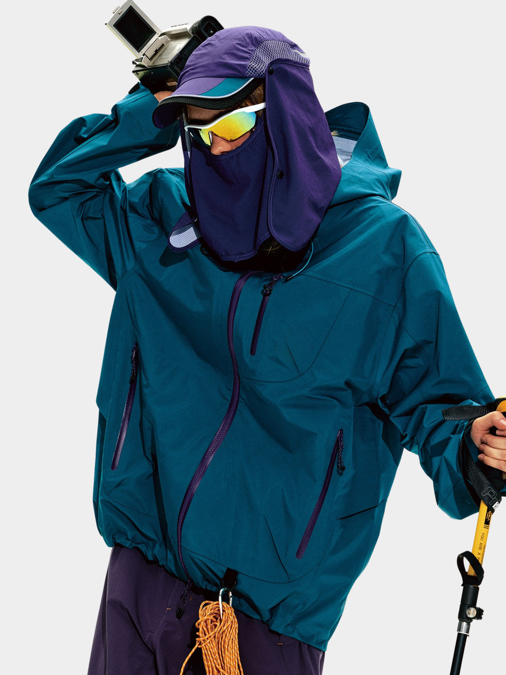 CampFlask - Men's 3-Layer Waterproof Hard Shell Jacket