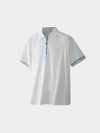 ChillFlask - Unisex Antibacterial Quick-Dry Half-Zip Polo T-Shirt