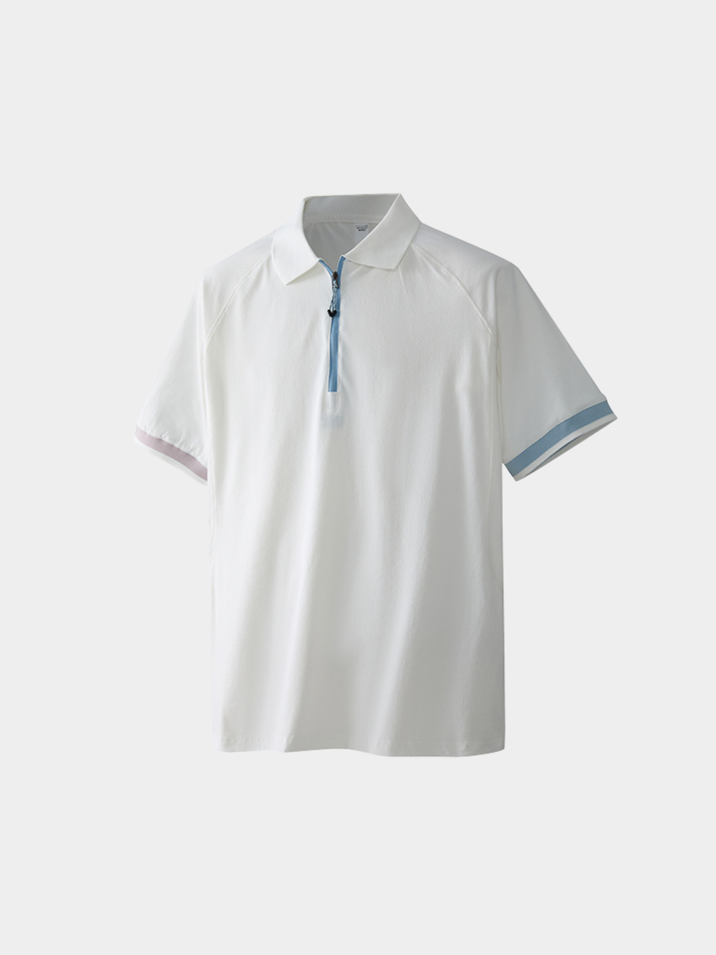 ChillFlask - Unisex Antibacterial Quick-Dry Half-Zip Polo T-Shirt
