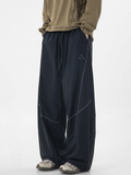 Frostspire - Contrast Cross-Line Adjustable Paratrooper Pants