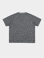 Ashdrift - Unisex Striped Star Lyocell Short Sleeve T-Shirt