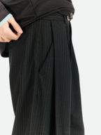 FernGully - Unisex Breathable Striped Relaxed Drape Wide-Leg Pants