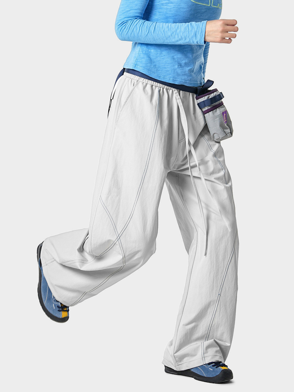 Stormrush - Contrast-Stitch Water-Repellent Paratrooper Pants