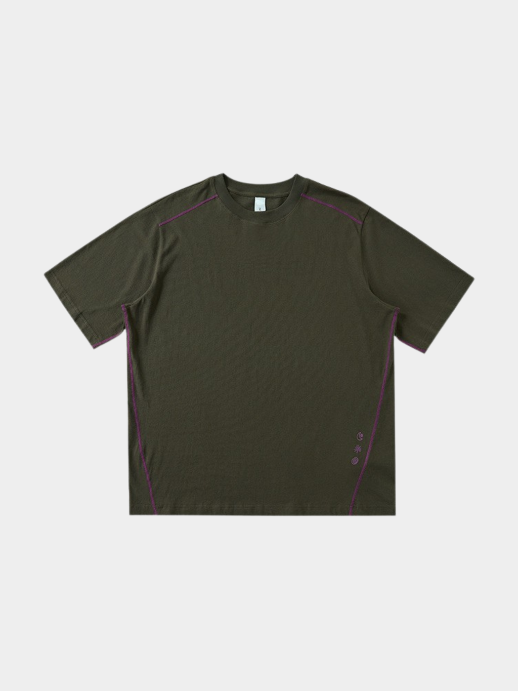 WildDash - Unisex Lightweight & Moisture-Absorbing Contrast Stitch Cotton T-Shirt