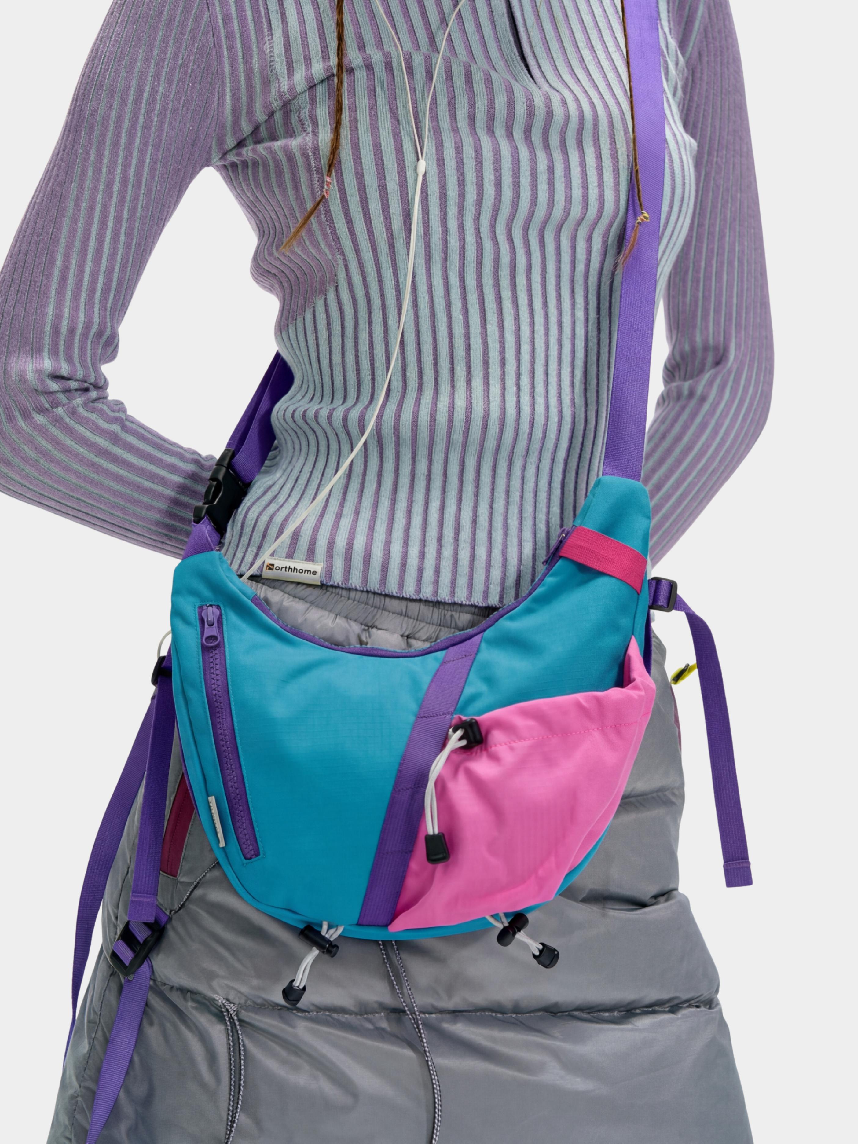 Feralwind - Lightweight Multi-Functional Colorblock Crossbody Bag