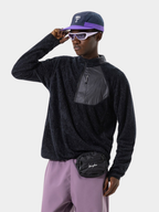 Arcadia - Unisex Half-Zip Fleece Liner Mock Neck Sweatshirt