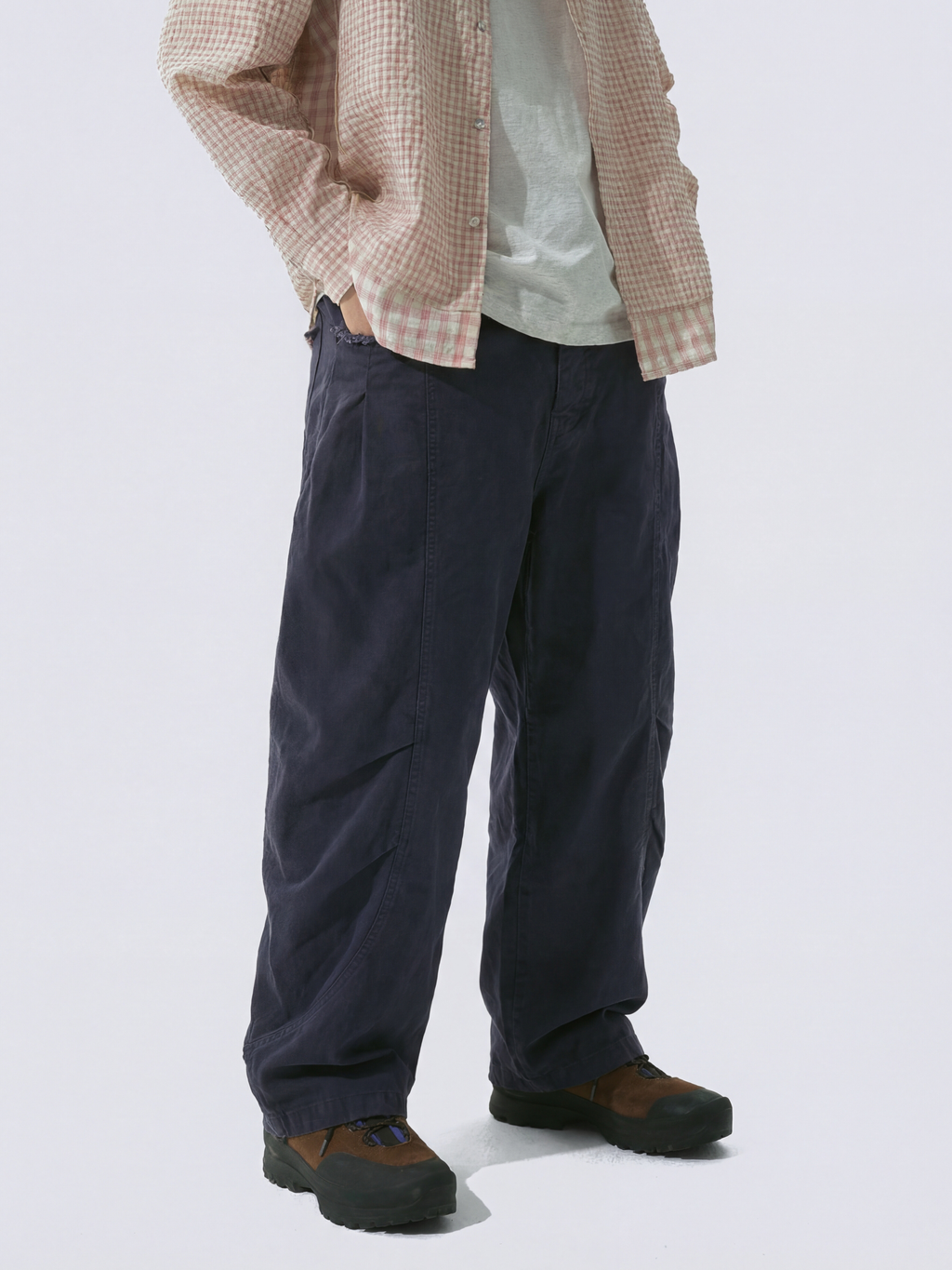 AlpineScope - Durable Cotton Curved Utility Cargo Pants