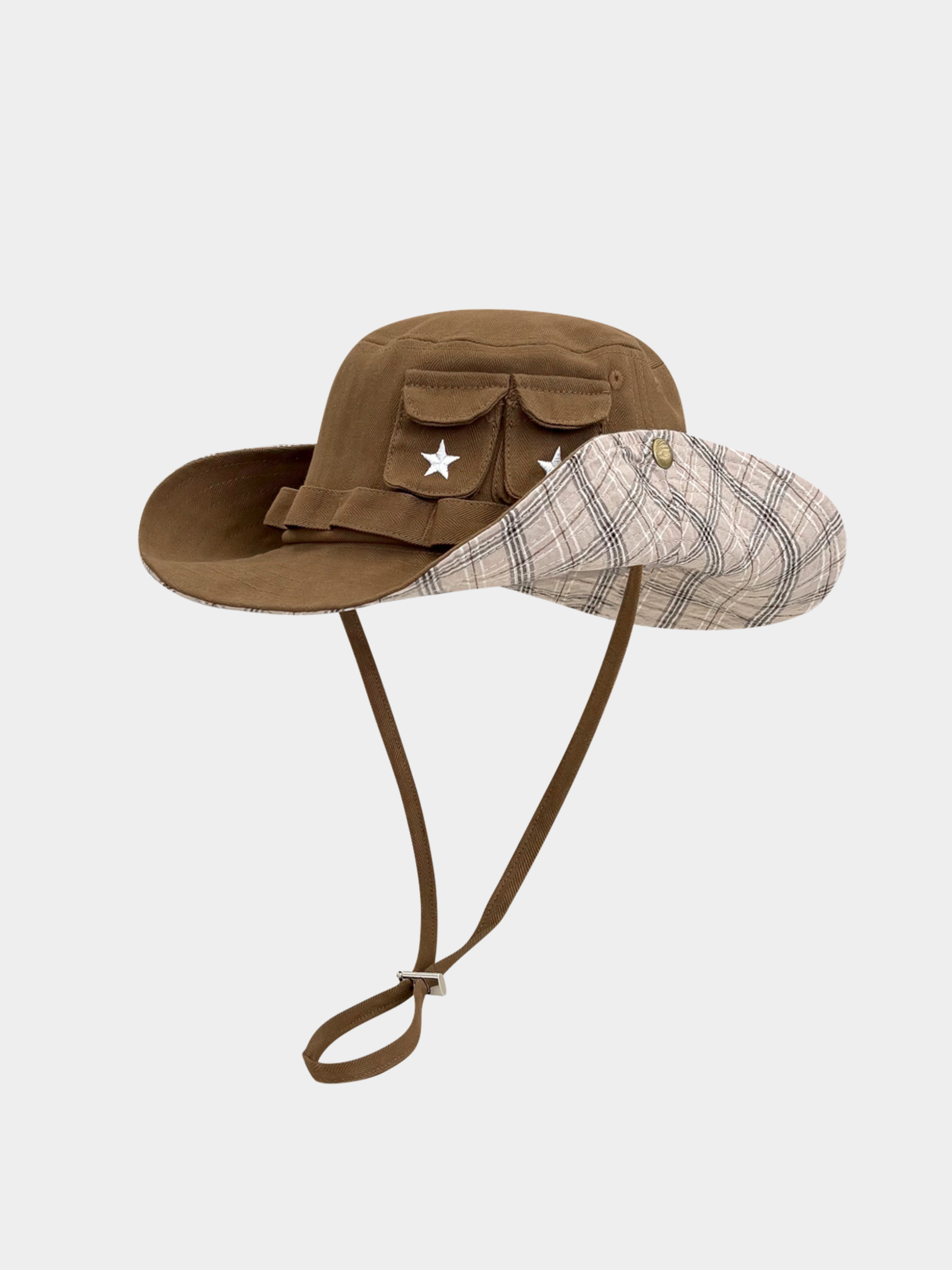 Duneflare - UPF50+ Protection Polka Dot Embroidered Utility Bucket Hat