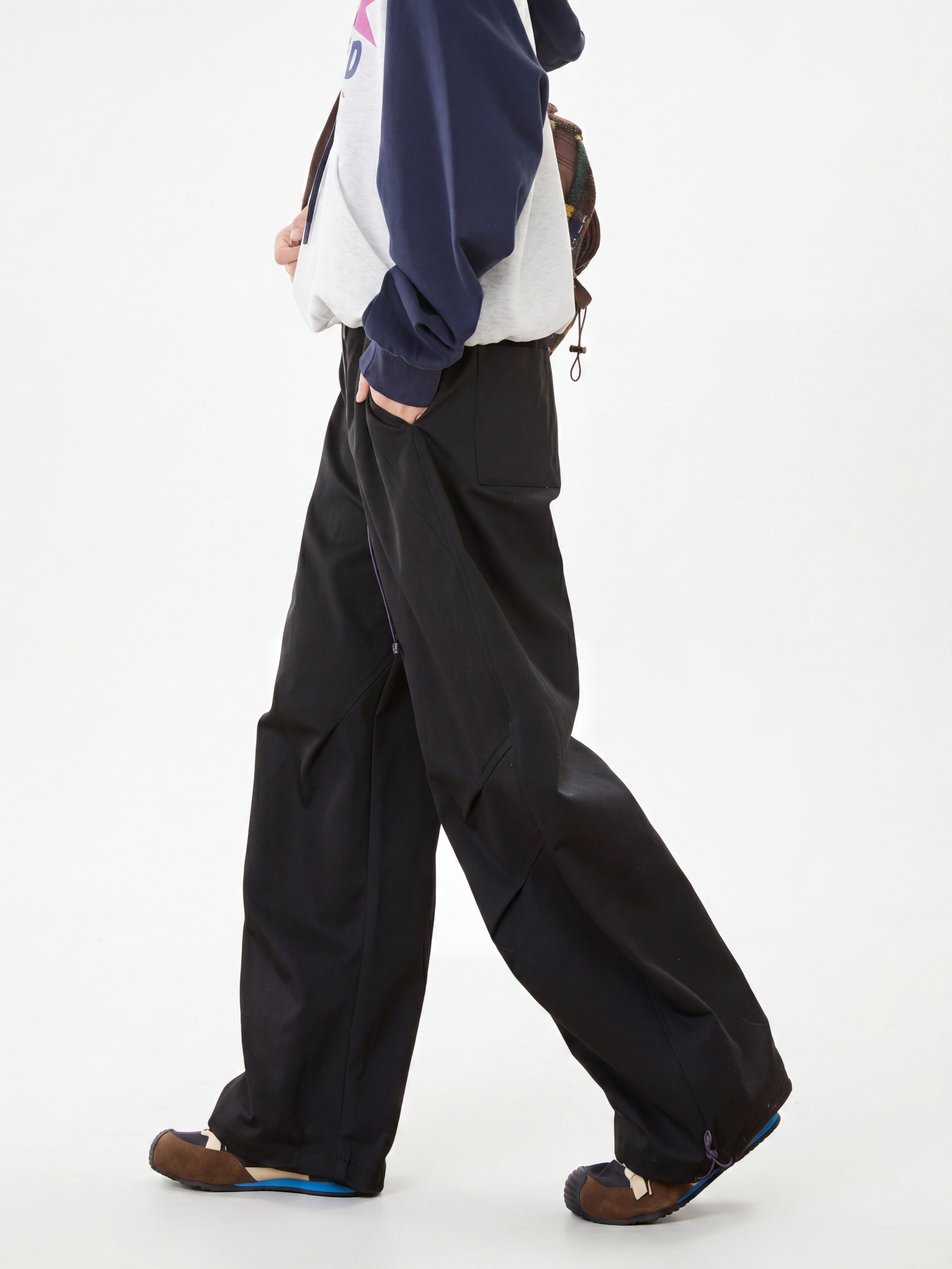 FlintPeak - Ruched Drawstring Utility Pants