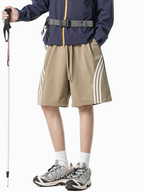 Plackart - triped Lightweight Breathable Shorts