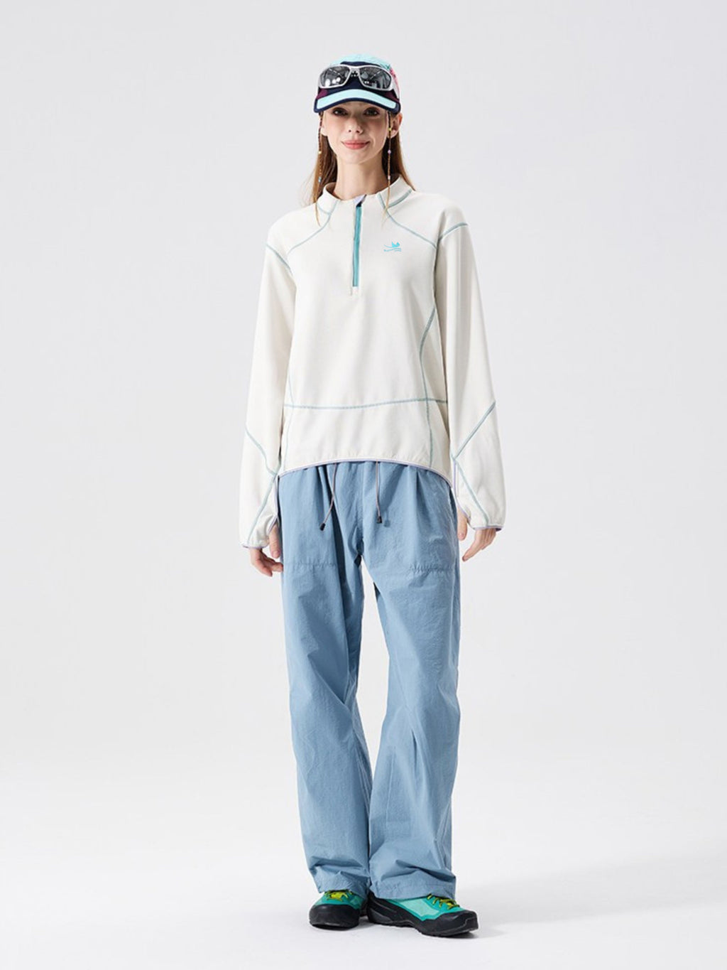 GorgePeak - Antistatic Moisture-Wicking Contrast Long Sleeve