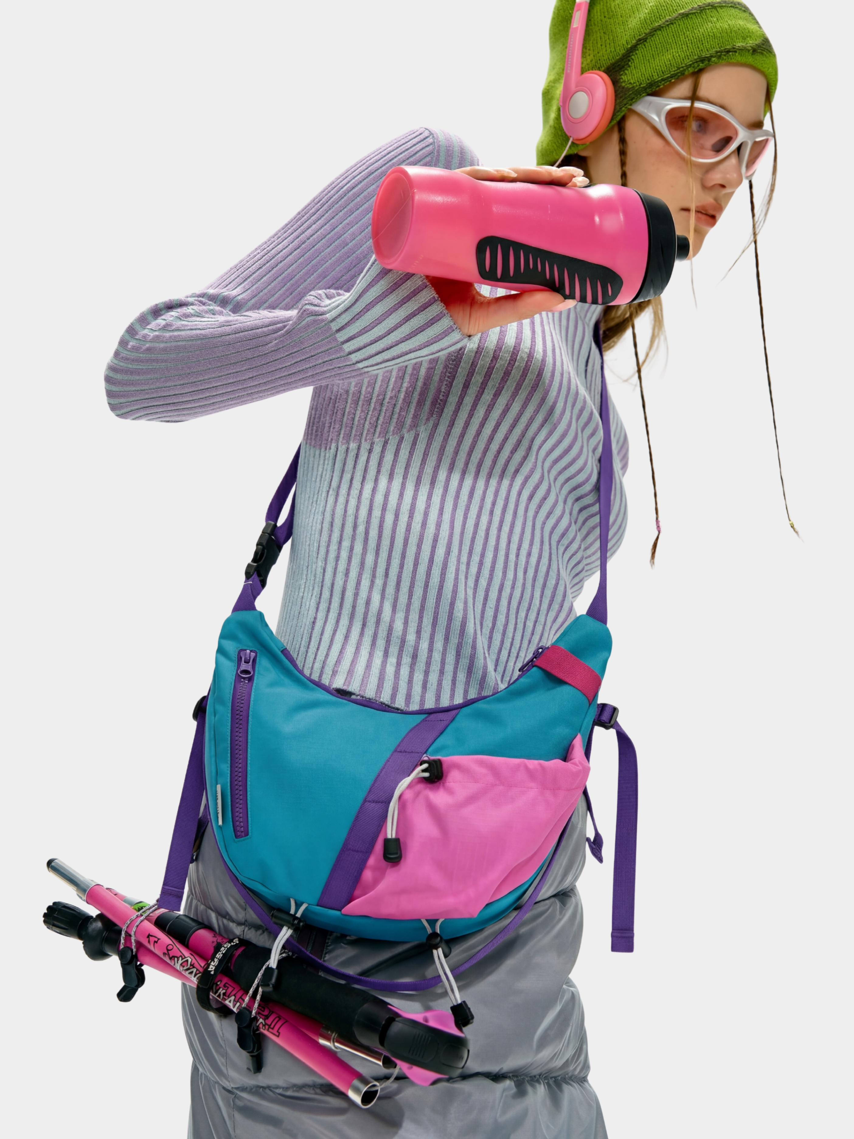Feralwind - Lightweight Multi-Functional Colorblock Crossbody Bag
