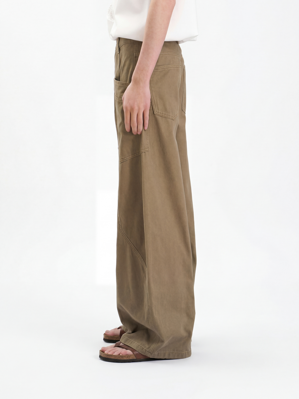 Ironcrest - Men's Washed Cotton Large Pockets Pants