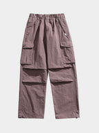 FoxPort - Unisex Loose Fit Fleece-Lined Paratrooper Pants