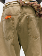 FreeSpirit - Unisex Slub Cotton Curved-Leg Pants