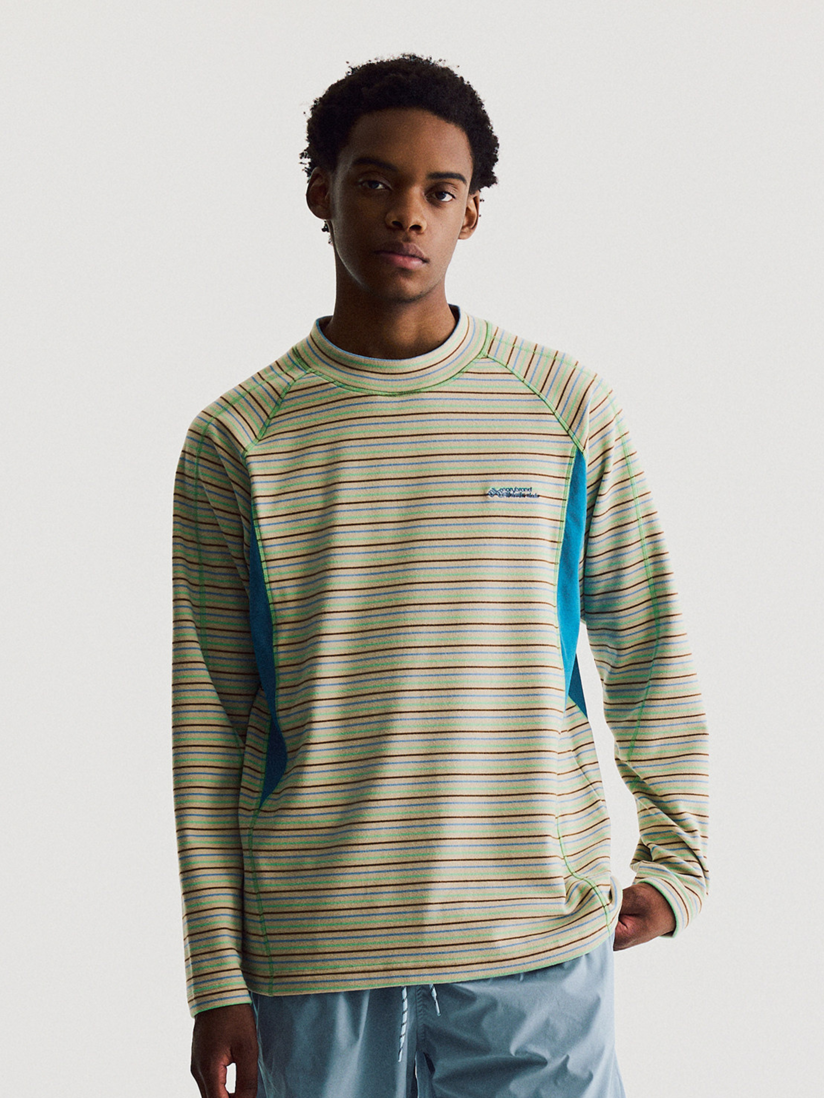 Hallowfall - Unisex Breathable Colorblock Striped Thermal Long Sleeve