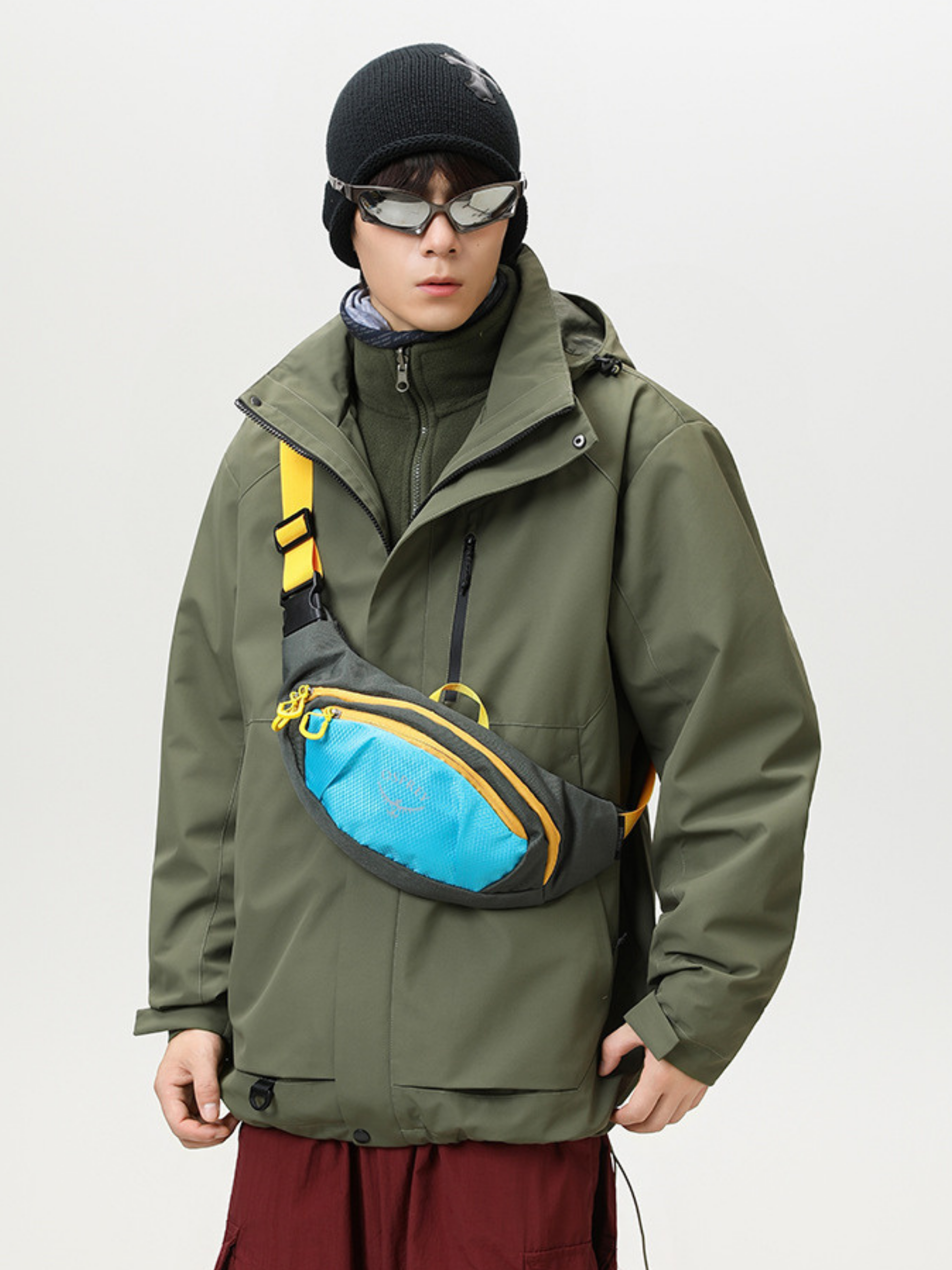 Spirewood - Unisex Water-Repellent 3-in-1 Detachable Hard Shell Jacket