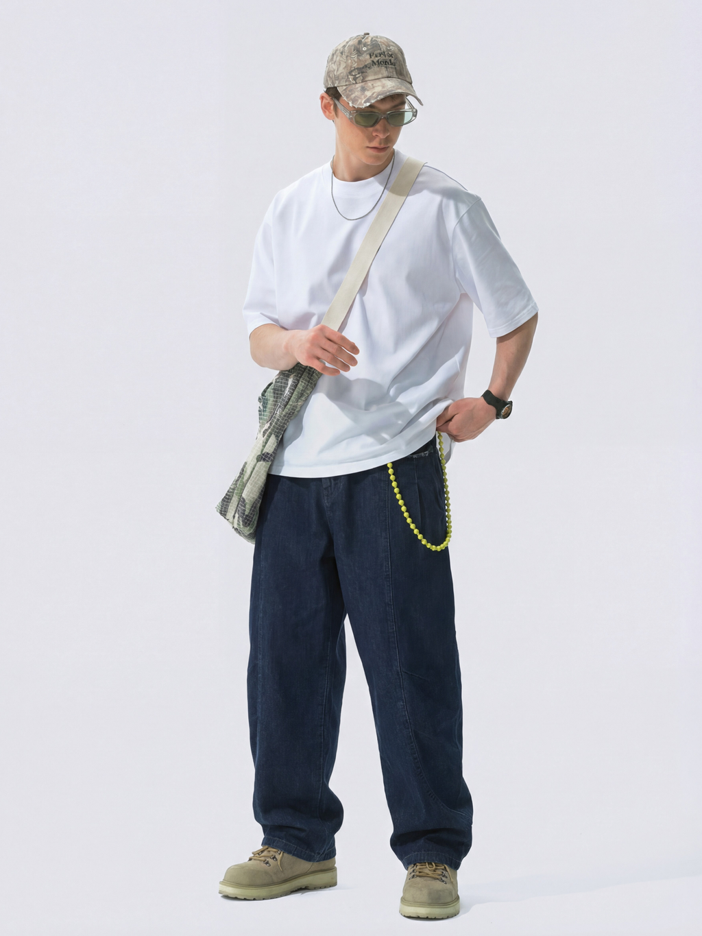 AlpineScope - Durable Cotton Curved Utility Cargo Pants