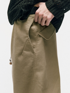 SandDune - Unisex Pleated Curved-Leg Utility Pants