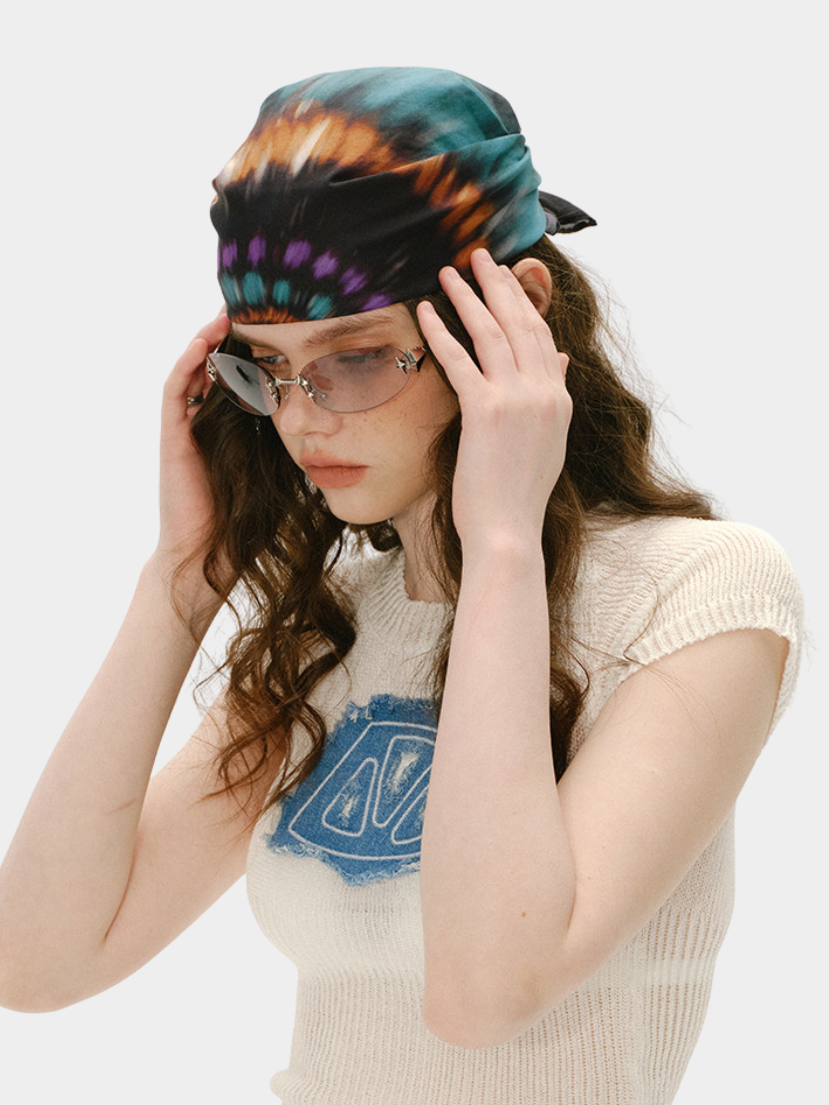 MistWrap - Breathable Tie-Dye Cotton Headscarf