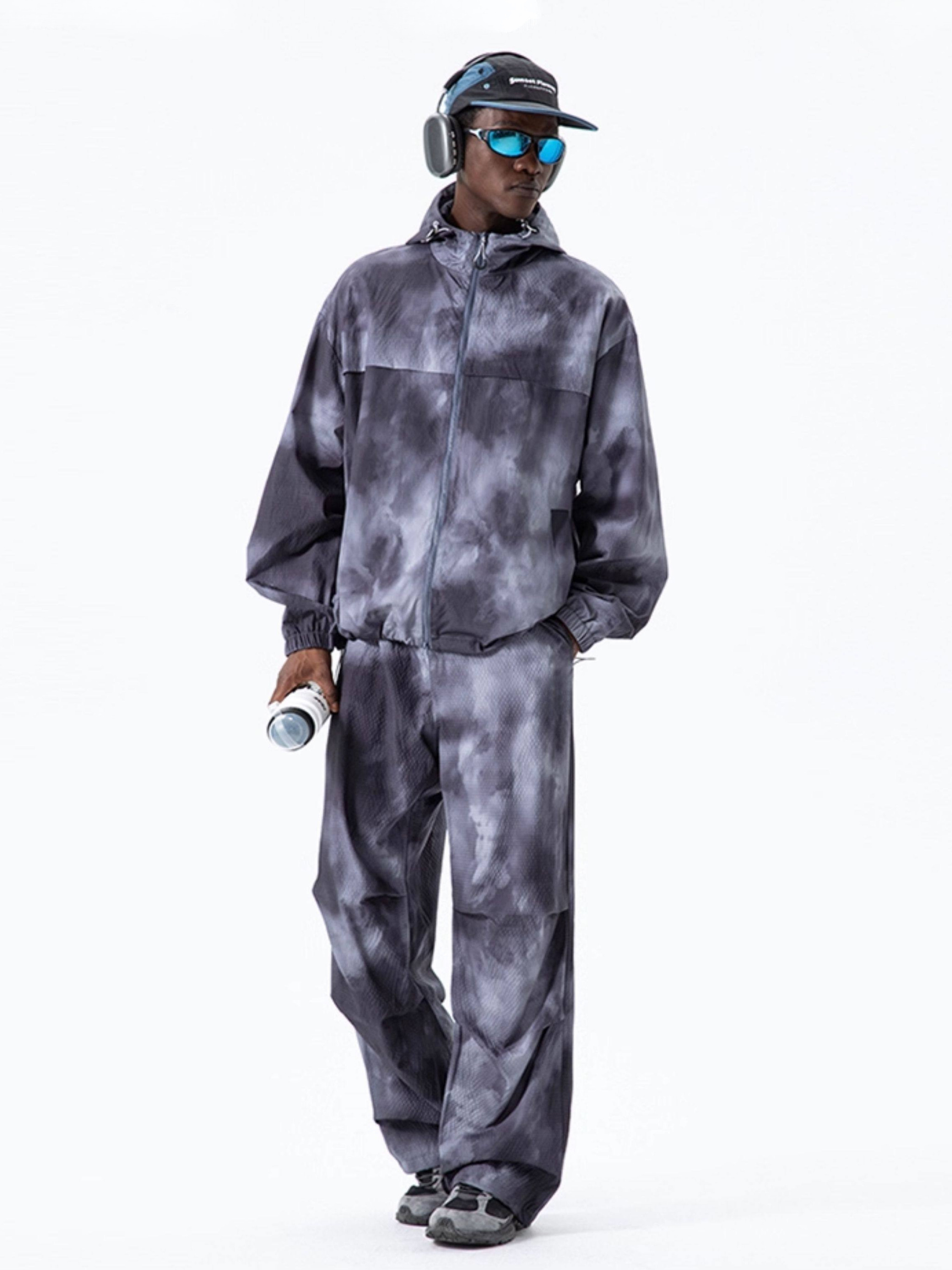 Crimp - Unisex Water-Repellent Tie-Dye Cargo Pants