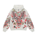Vale Forever Valley Dreams Eagle Graphic Vintage Wash Full-Zip Hoodie white