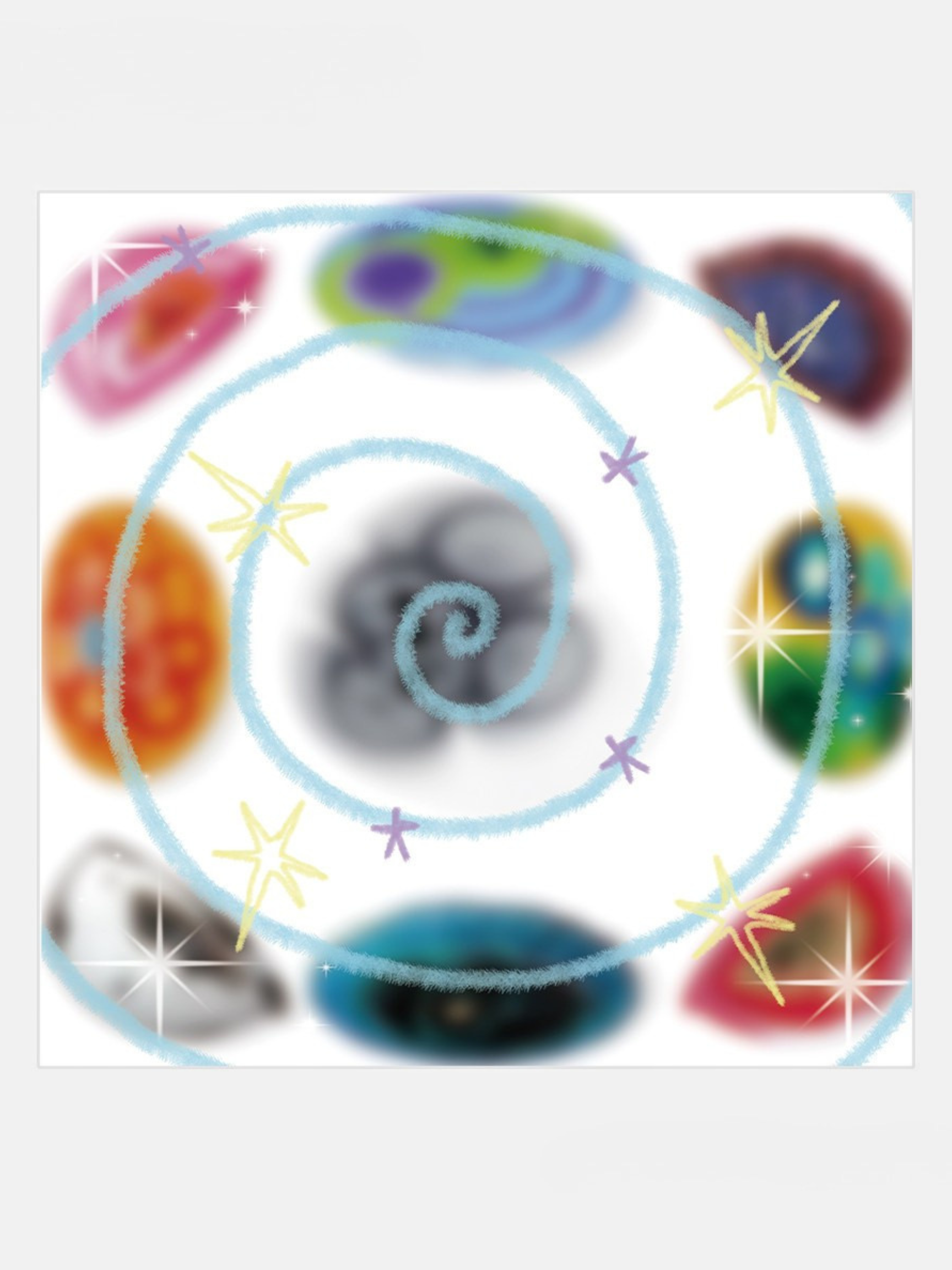 Drizzle - Laser Print Multifunctional Headscarf