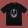 TRAPSTAR Black Gothic Logo T-Shirt