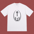 TRAPSTAR White Gothic Logo T-Shirt