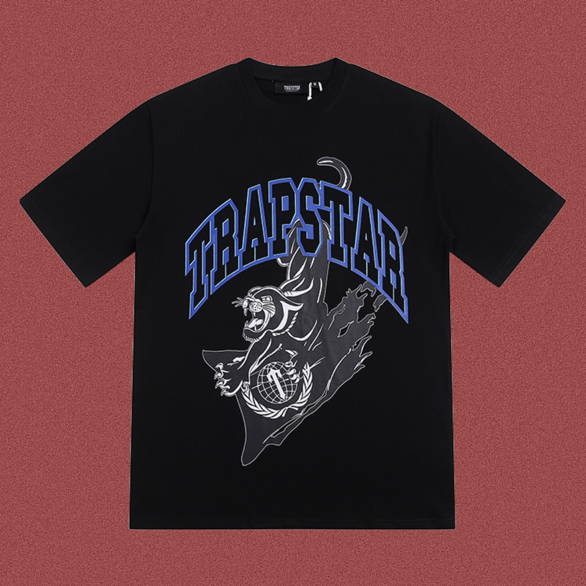 TRAPSTAR Black Wolf Graphic T-Shirt