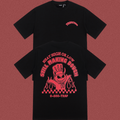 TRAPSTAR Black Red Graphic T-Shirt