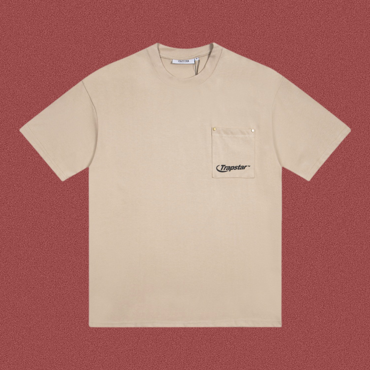 TRAPSTAR Pocket Logo T-Shirt Beige