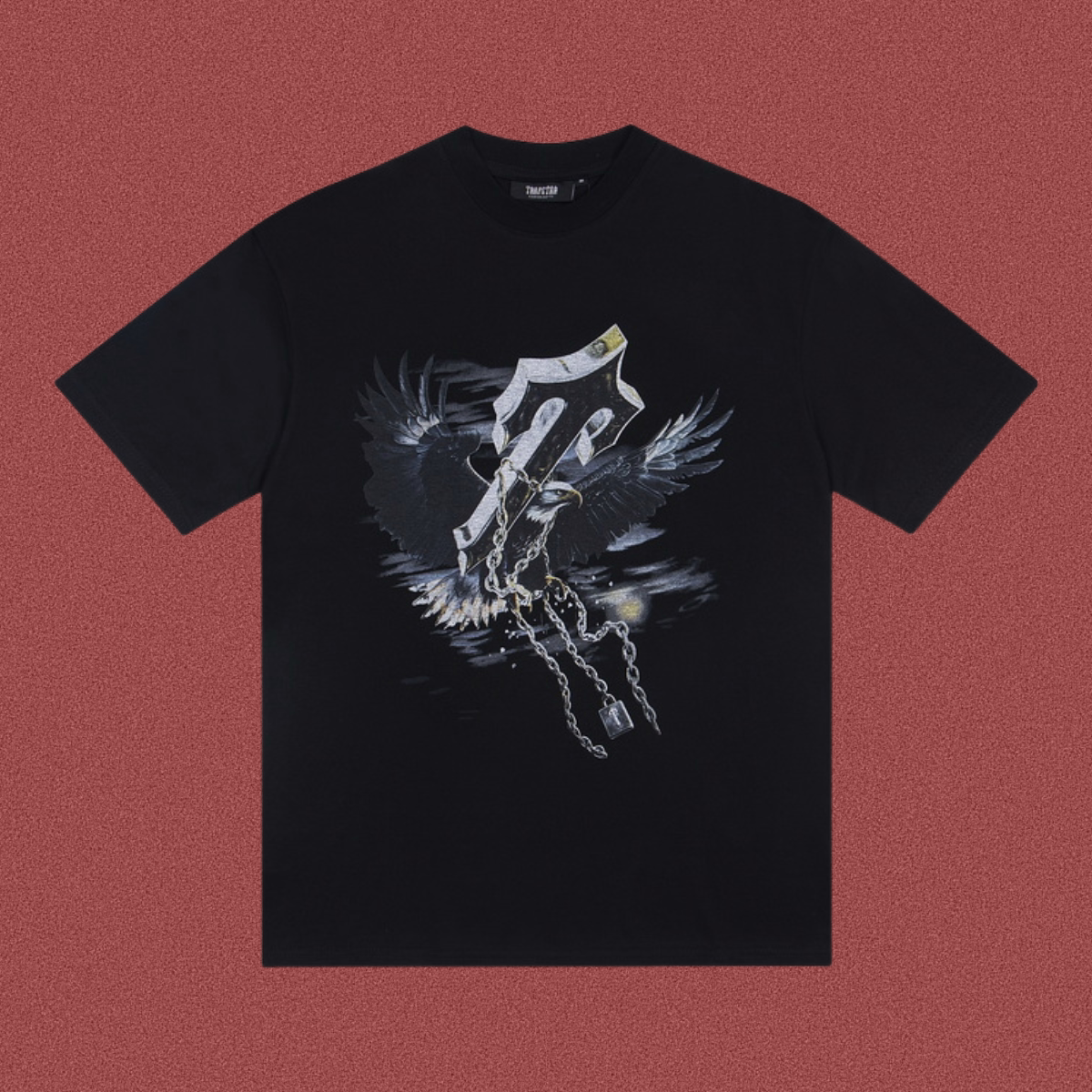TRAPSTAR Eagle Graphic T-Shirt Black
