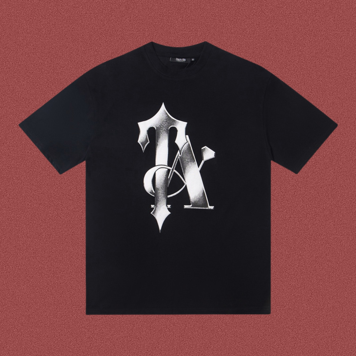 TRAPSTAR Chrome Logo Black T-Shirt