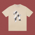 TRAPSTAR Chrome Logo Beige T-Shirt