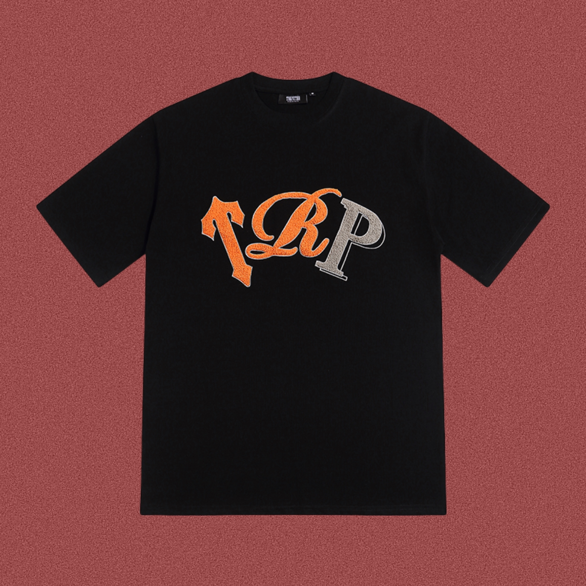 TRAPSTAR TSP Towel Embroidery T-Shirt Black