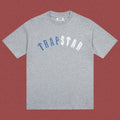 TRAPSTAR Arch Logo Embroidery T-Shirt Grey