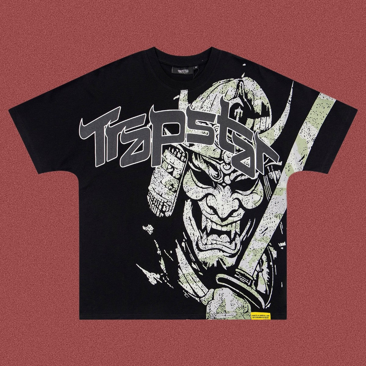 TRAPSTAR Samurai Graphic Oversized T-Shirt Black