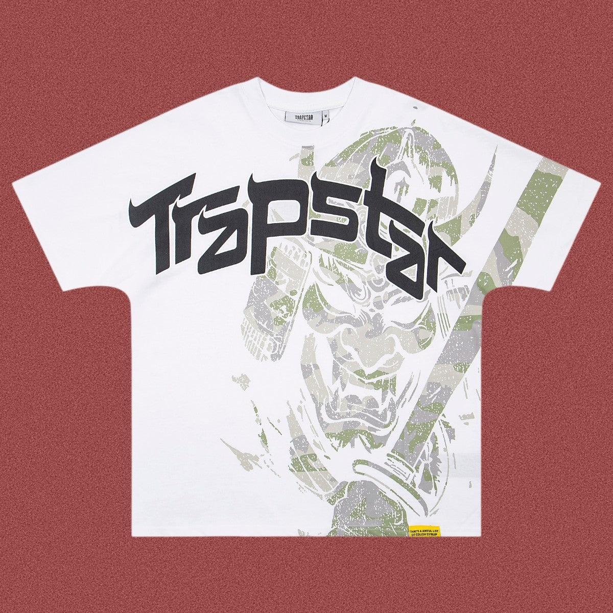 TRAPSTAR Samurai Graphic Oversized T-Shirt White