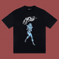TRAPSTAR Anime Graphic T-Shirt Black Streetwear Tee