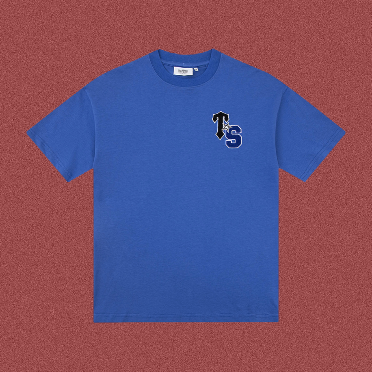 TRAPSTAR TS Logo Towel Embroidery T-Shirt Blue