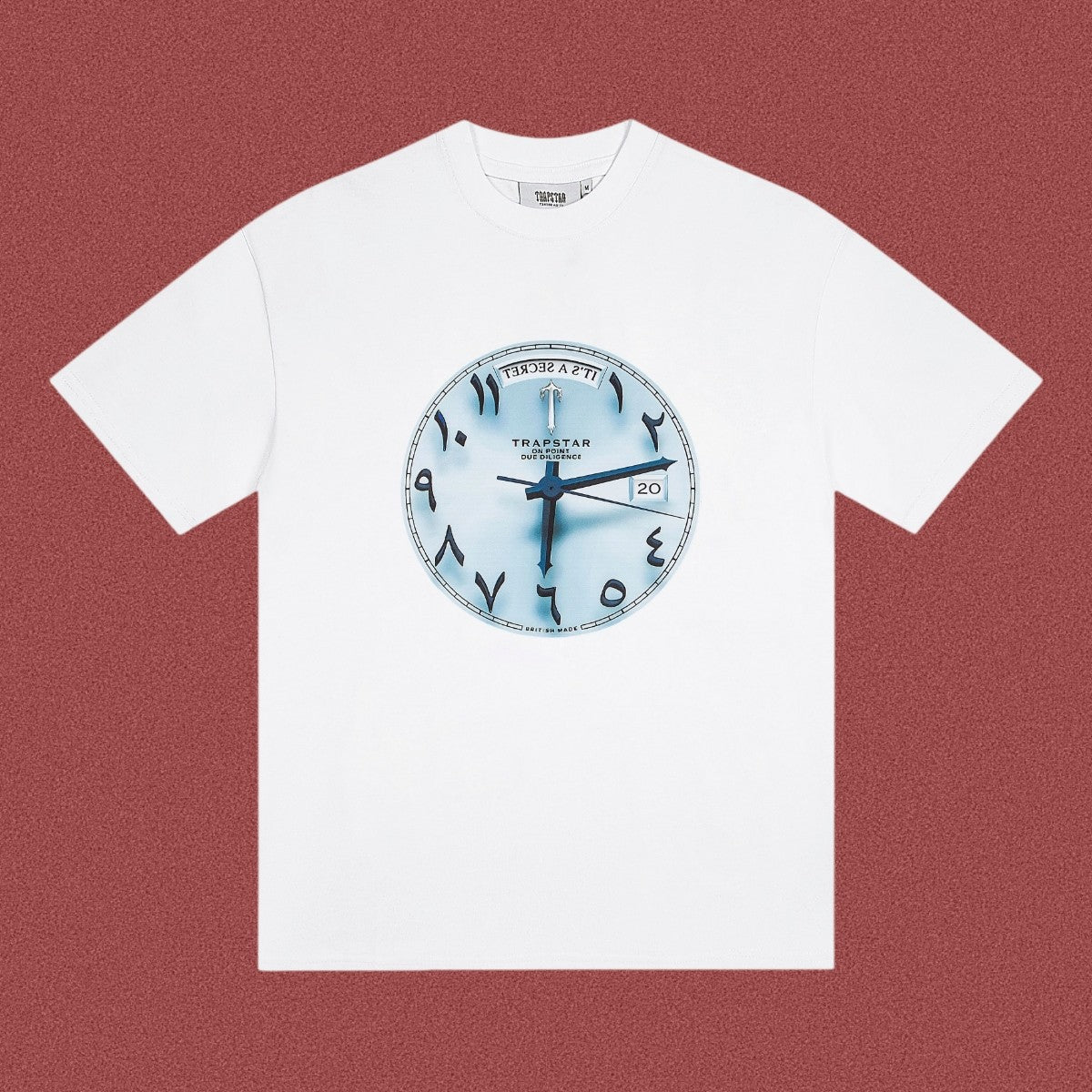 TRAPSTAR Clock Logo Graphic T-Shirt White Streetwear Tee
