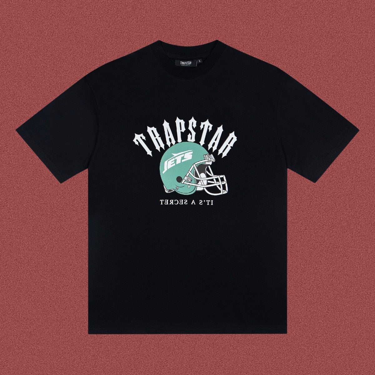 TRAPSTAR Helmet Graphic T-Shirt Black Streetwear Tee