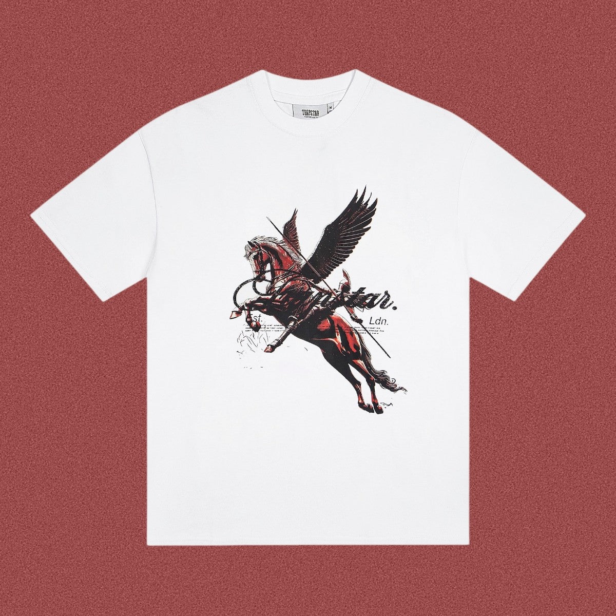 TRAPSTAR Winged Horse Print T-Shirt
