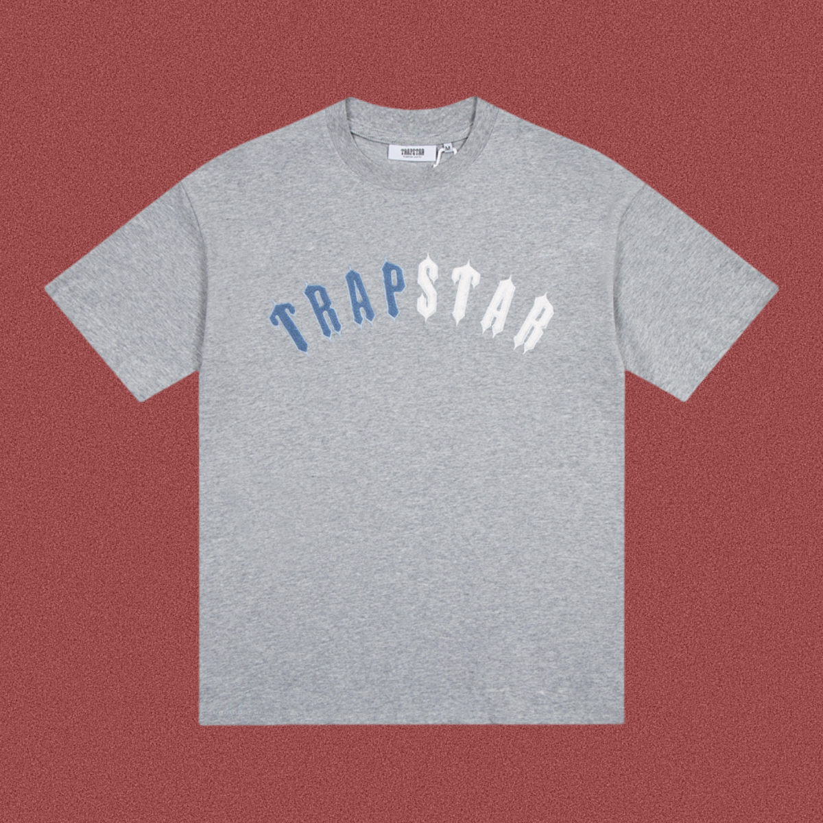 TRAPSTAR Arc Logo Towel Embroidery T-Shirt Grey